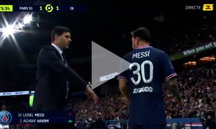 Leo Messi został zmieniony w 75 minucie i... [VIDEO]